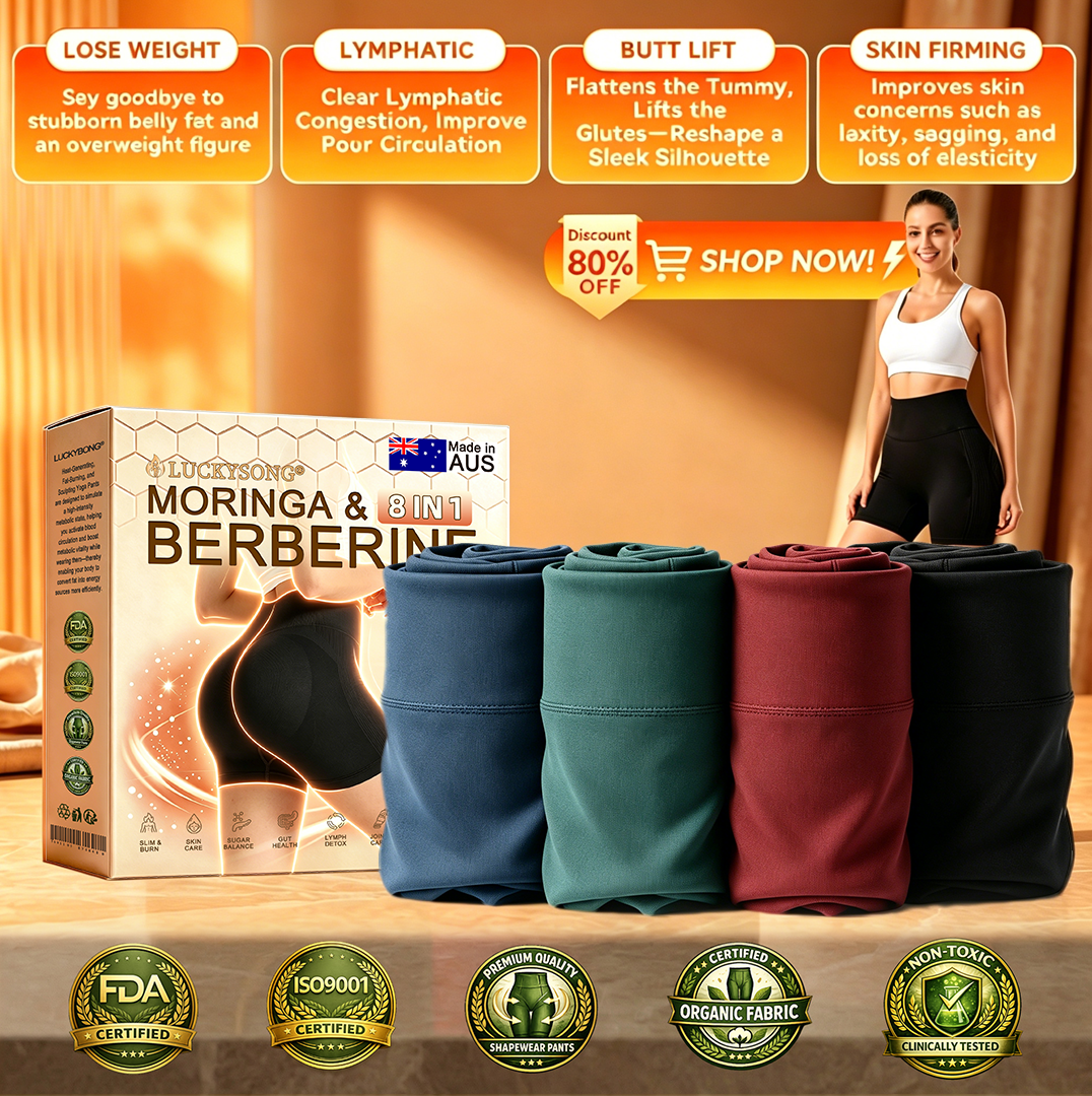Au 𝐎𝐟𝐟𝐢𝐜𝐢𝐚𝐥 𝐁𝐫𝐚𝐧𝐝 𝐒𝐭𝐨𝐫𝐞 | 🍔 LUCKYSONG® 2026 8-in-1  Thermo Fat-Burning & Butt-Lifting Yoga Slimming Pants