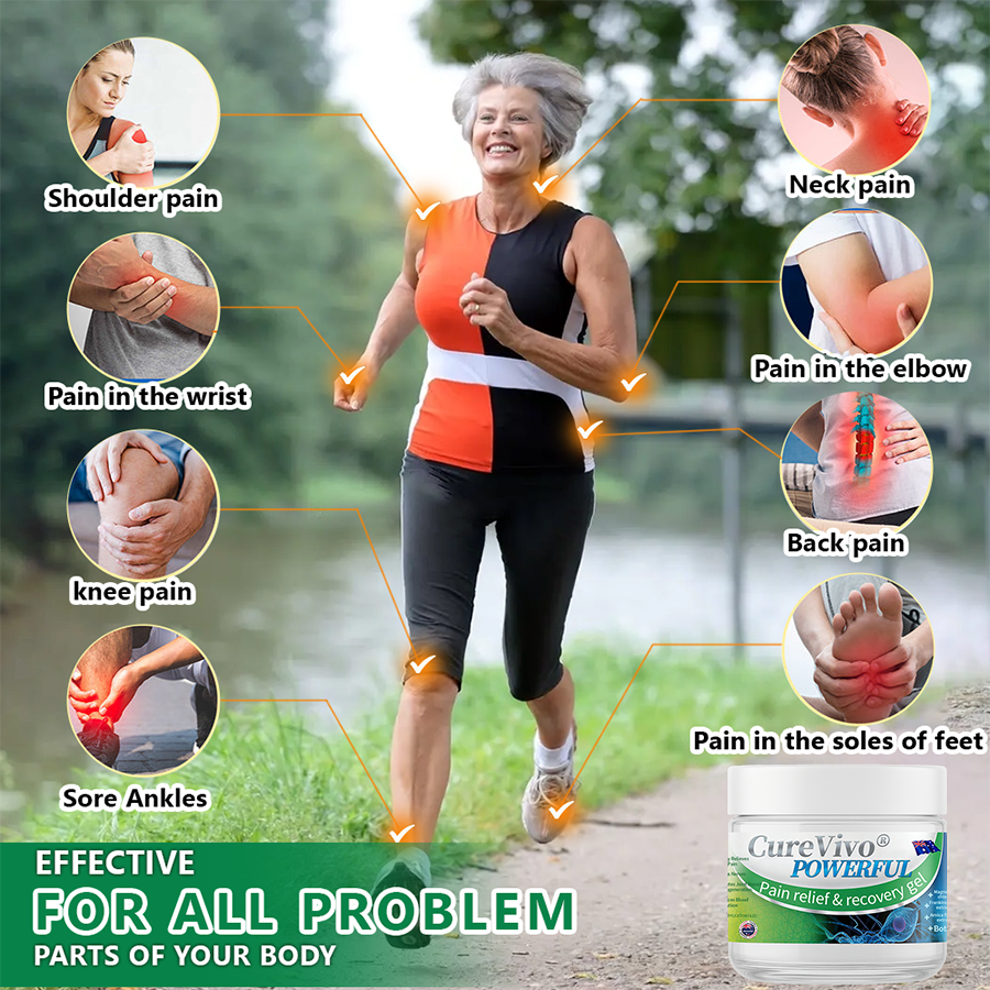 Official Store: ⚡CureVivo® Powerful pain relief&recovery gel(Painless, long-lasting relief, suitable for nerve pain, arthritis, varicose veins, and a wide range of orthopedic conditions)