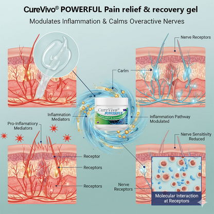 Official Store: ⚡CureVivo® Powerful pain relief&recovery gel(Painless, long-lasting relief, suitable for nerve pain, arthritis, varicose veins, and a wide range of orthopedic conditions)