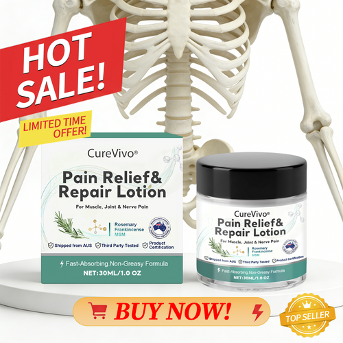 [New Year Special Offer] CureVivo® Pain Relief& Repair Lotion🦄For Muscle, Joint & Nerve Pain