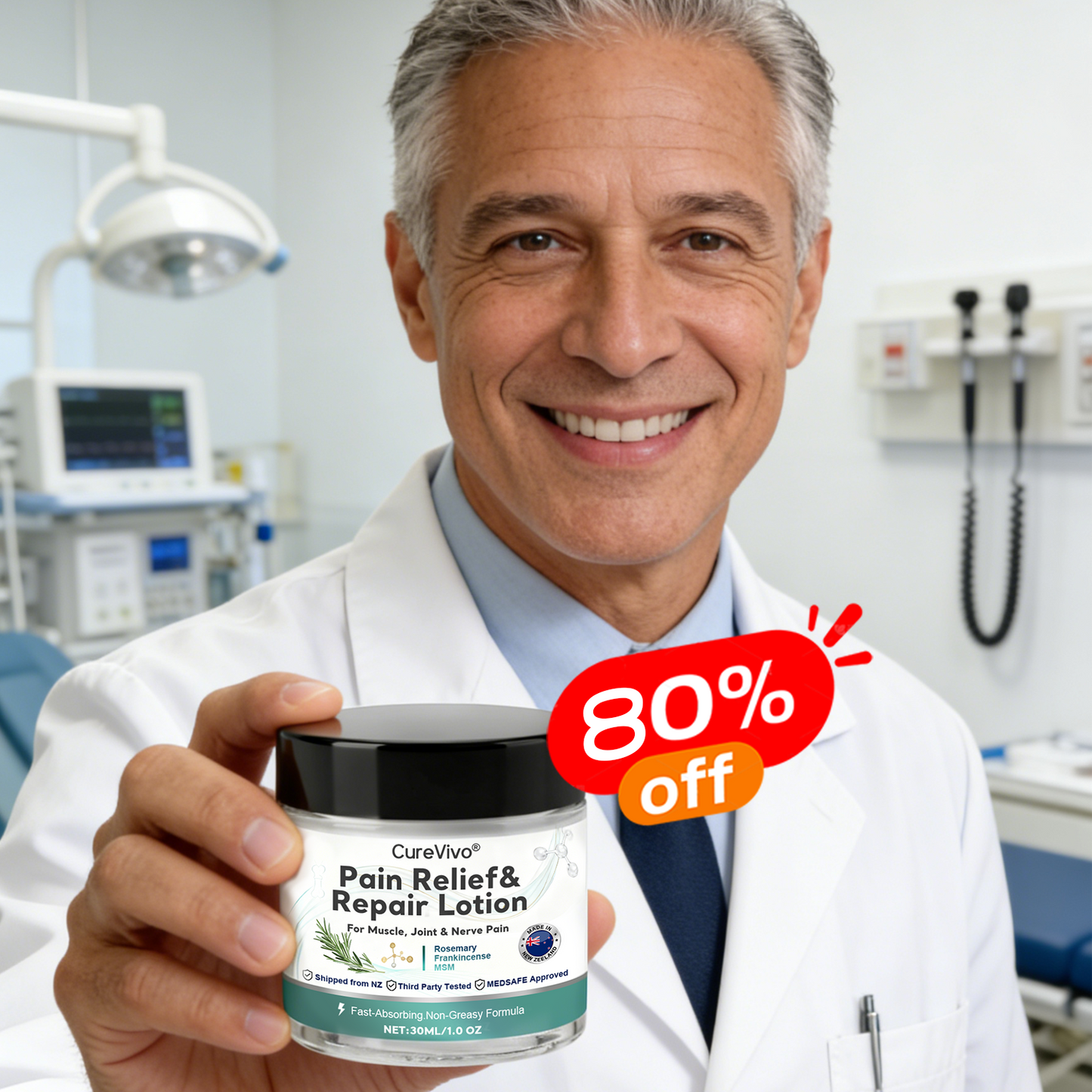 [New Year Special Offer] CureVivo® Pain Relief& Repair Lotion🦄For Muscle, Joint & Nerve Pain
