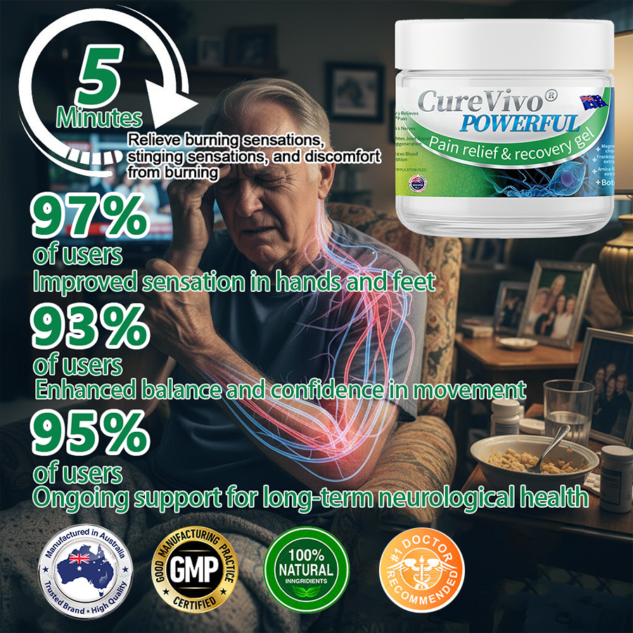 Official Store: ⚡CureVivo® Powerful pain relief&recovery gel(Painless, long-lasting relief, suitable for nerve pain, arthritis, varicose veins, and a wide range of orthopedic conditions)