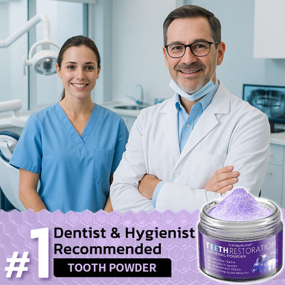 GarageLine® Teeth Restoration Mineral Powder🧑‍🔬(Suitable for cavities, tooth sensitivity, gum recession, oral inflammation, periodontal problems, and various dental and oral care needs.)