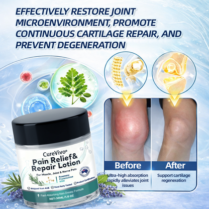 [New Year Special Offer] CureVivo® Pain Relief& Repair Lotion🏥For Muscle, Joint & Nerve Pain