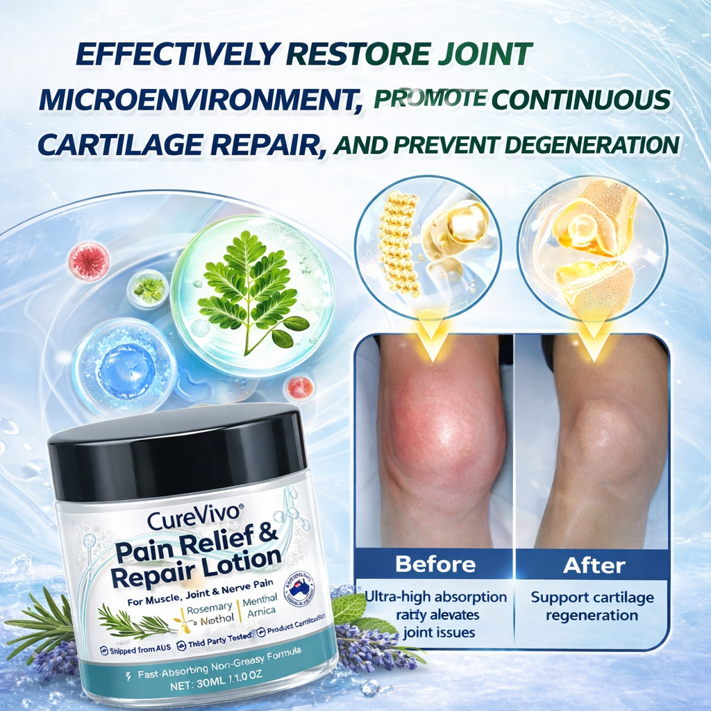 [New Year Special Offer] CureVivo® Pain Relief& Repair Lotion🦄For Muscle, Joint & Nerve Pain