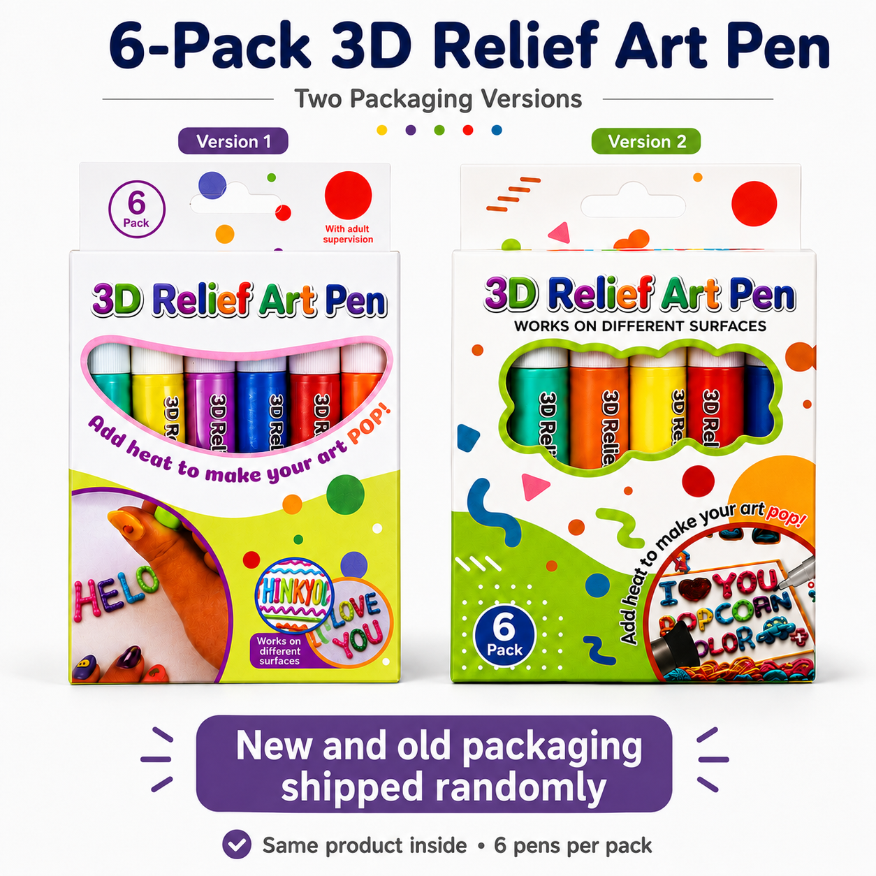 🥰Save 50% Today 🇦🇺 | 🎨 IEY® 3D Relief Art Pen – Turn Flat Drawings Into Touchable 3D Art