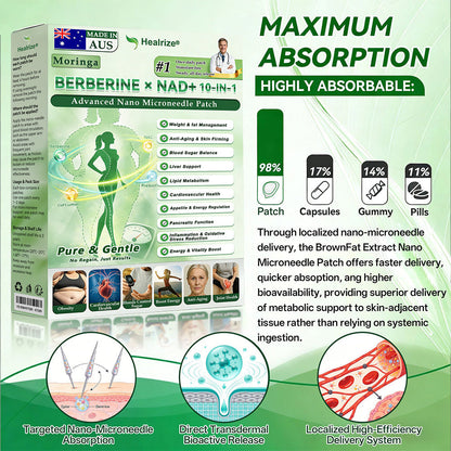 𝑶𝒇𝒇𝒊𝒄𝒊𝒂𝒍 𝑺𝒕𝒐𝒓𝒆  🧪 𝐇𝐞𝐚𝐥𝐫𝐢𝐳𝐞® 𝙈𝒐𝒓𝒊𝒏𝒈𝗮 · 𝗕𝗲𝗿𝗯𝐞𝐫𝐢𝐧𝙚 × 𝙉𝑨𝑫+ 𝟏𝟎-𝙞𝙣-𝟏 𝘼𝒅𝒗𝒂𝒏𝒄𝒆𝐝 𝐍𝐚𝐧𝙤 𝙈𝙞𝙘𝙧𝙤𝙣𝒆𝒆𝒅𝒍𝐞 𝐏𝐚𝐭𝙘𝙝(𝐉𝐮𝐬𝐭 𝐨𝐧𝐜𝐞 𝐚 𝐝𝐚𝐲, 𝐯𝐢𝐬𝐢𝐛𝐥𝐞 𝐜𝐡𝐚𝐧𝐠𝐞𝐬 𝐢𝐧 𝟕 𝐝𝐚𝐲𝐬）  𝐅𝐨𝐫 𝐨𝐛𝐞𝐬𝐢𝐭𝐲, 🅛🅞🅞🅢🅔 🅢🅚🅘🅝,𝐝𝐢𝐚𝐛𝐞𝐭𝐞𝐬, 𝐬𝐥𝐞𝐞𝐩 𝐚𝐩𝐧𝐞𝐚, 𝐣𝐨𝐢𝐧𝐭 𝐢𝐬𝐬𝐮𝐞𝐬, a𝐧𝐝 𝐦𝐨𝐫𝐞