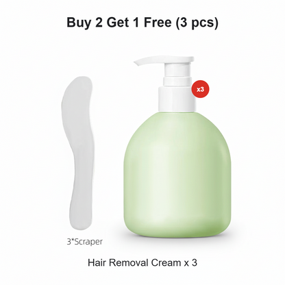 ⏳Hudros ® Limited-time 50% off⏰💥Large-size hair removal cream Gentle and non-irritating hair removal cream set (hair removal cream + razor)🎁