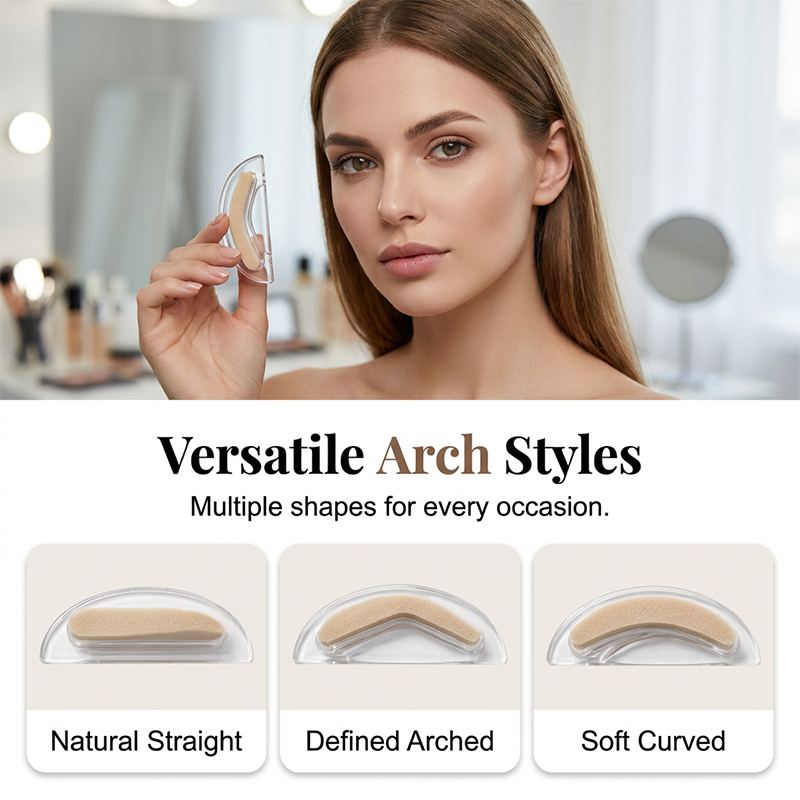 ✨EdiJonah®  Eyebrow Stamp Kit – Instant Perfect Symmetry, 3 Signature Shapes (Straight/Arched/Willow), Press & Go – Beginner Friendly, Time‑Saving Makeup Tool (1 or 2 Pack)