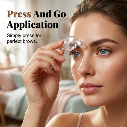 ✨EdiJonah®  Eyebrow Stamp Kit – Instant Perfect Symmetry, 3 Signature Shapes (Straight/Arched/Willow), Press & Go – Beginner Friendly, Time‑Saving Makeup Tool (1 or 2 Pack)